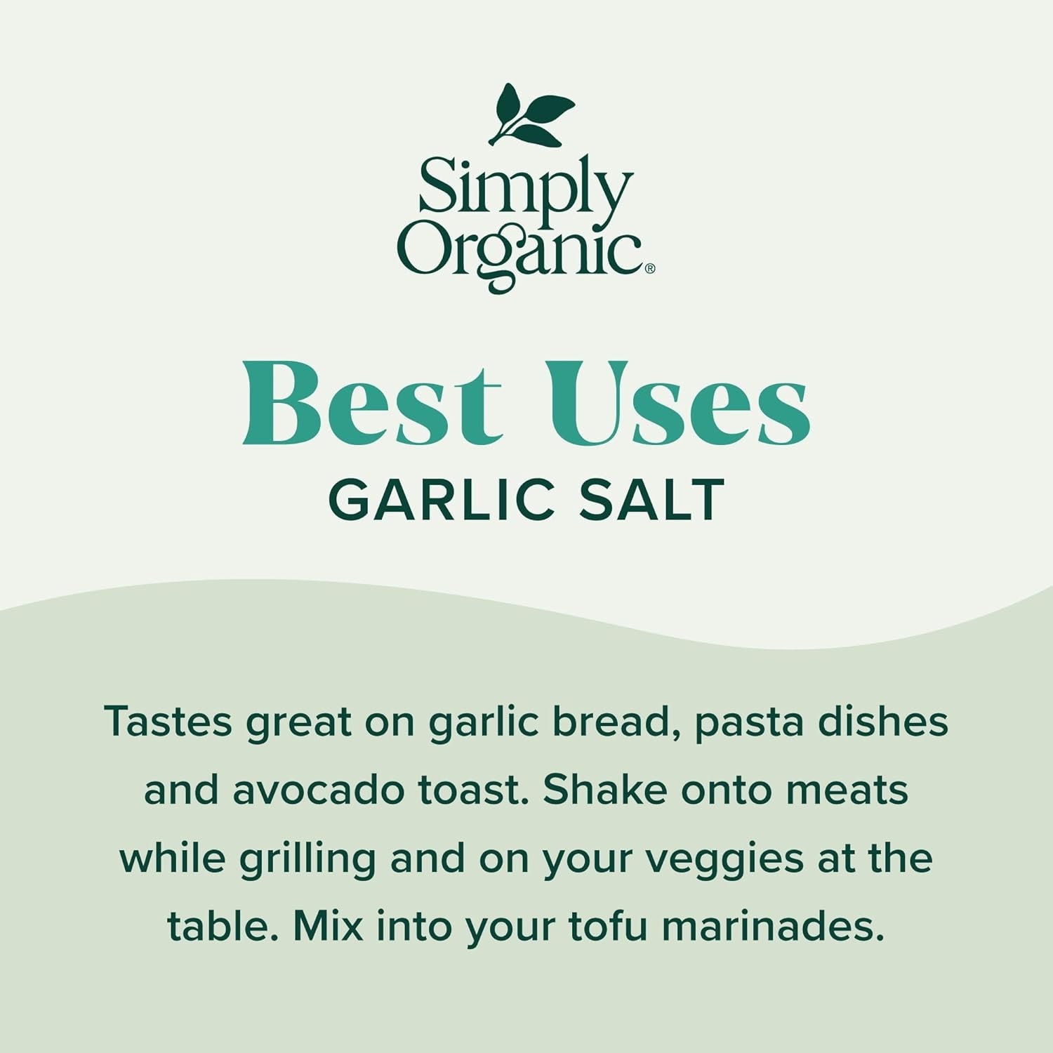 Organic Garlic Salt Blend, 4.7 oz | Elevate Your Savory Dishes Elegantly
