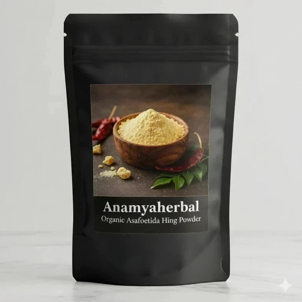 Organic Asafoetida Hing Heeng Powder Spice Pure A + Quality Free Shipping