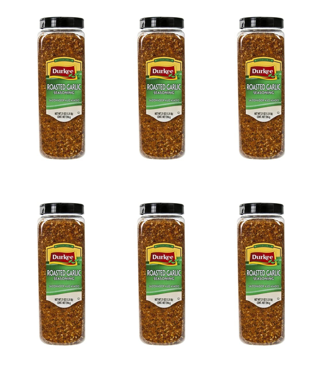 Durkee Roasted Garlic Seasoning 21 Ounce (Pack of 6)