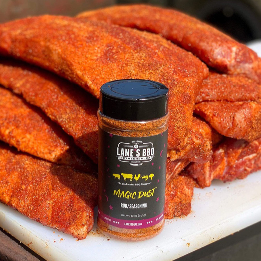 Lane’s Magic Dust Small Shaker Size BBQ Rub Seasoning 124 grams