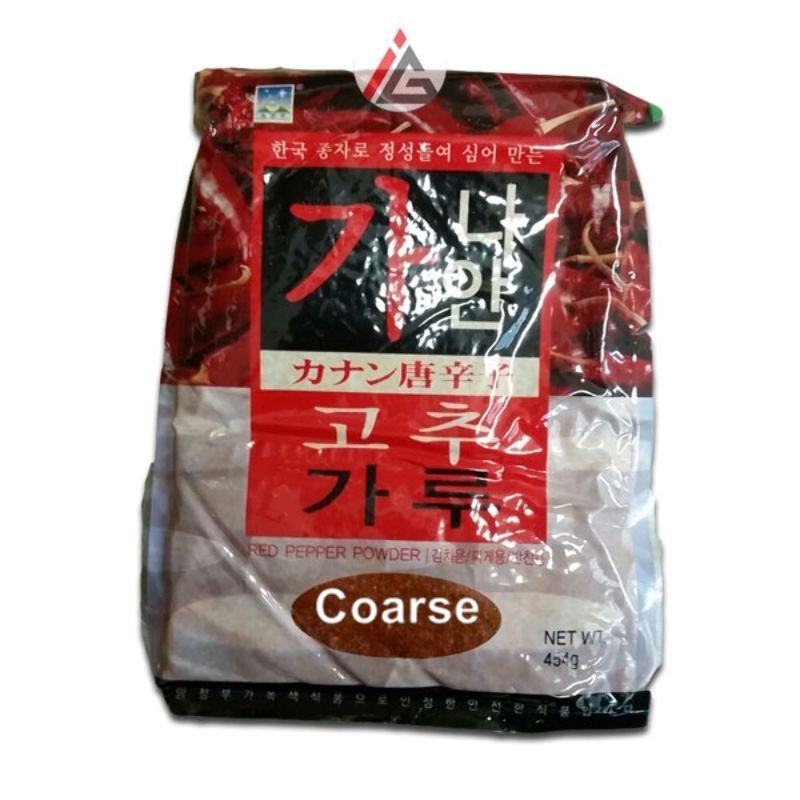 Hangochu – Gochugaru / Kimchi Pepper / Korean Red Pepper Powder (Coarse) -454 gm