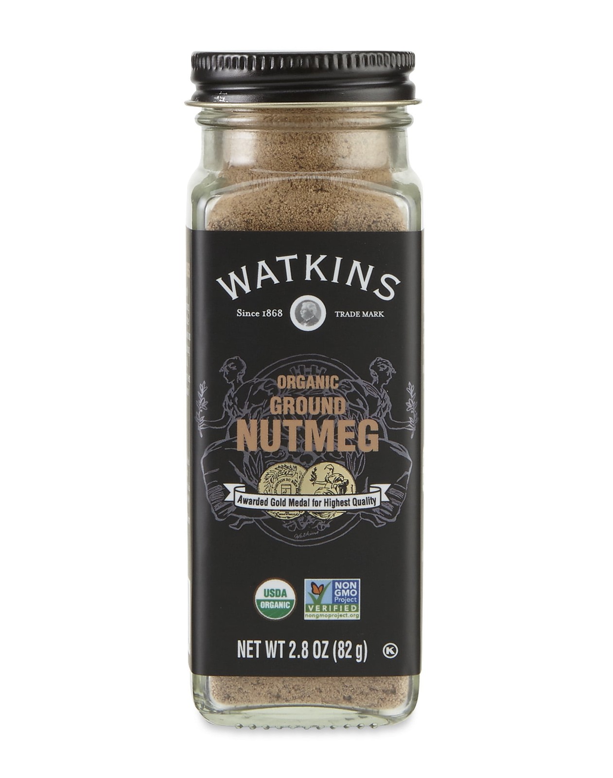 Organic Spice Jar Ground Nutmeg Gluten Free 2.8 oz Shelf Stable New