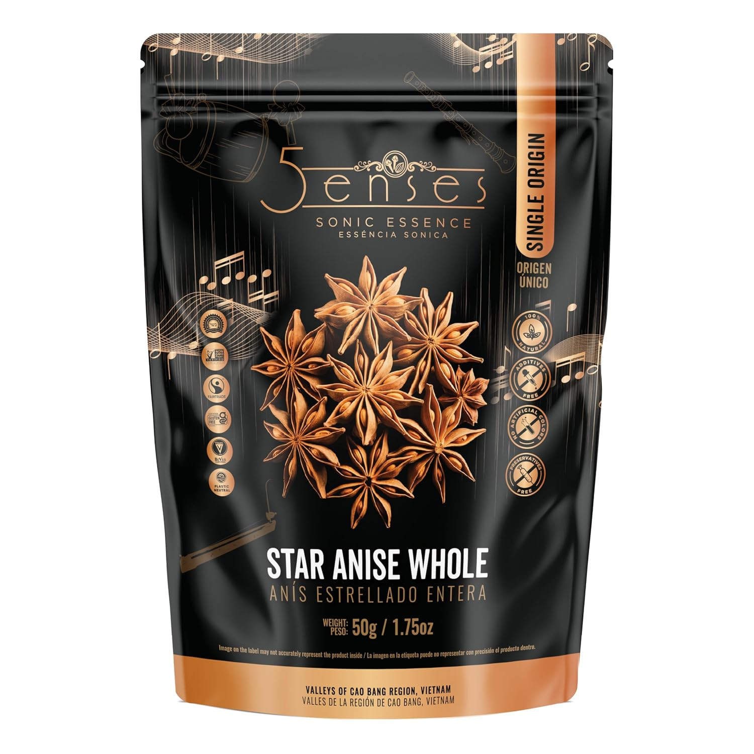 Star Anise Whole Pods | Ans Estrellado | 1.75Oz / 50G Resealable Bag An�S Estrel
