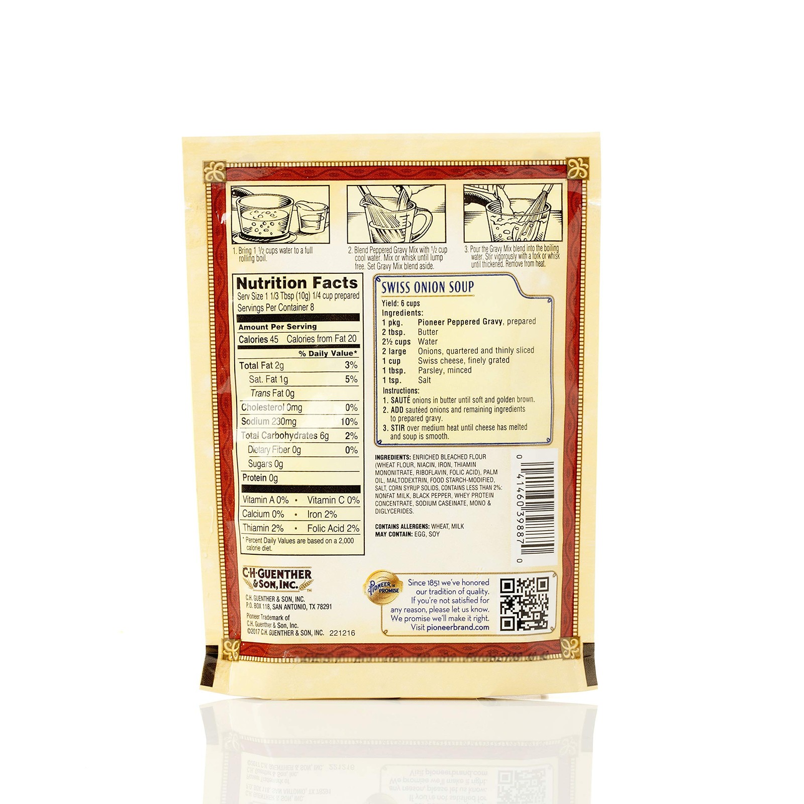 Peppered Gravy Mix, 2.75 Ounce (Pack of 12)
