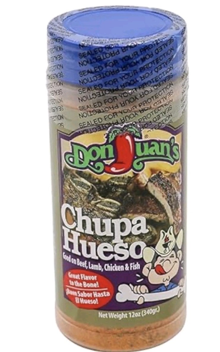 1X DON JUAN’S CHUPA HUESO SEASONING FOR MEATS CHICKEN FISH LAMB 12 oz