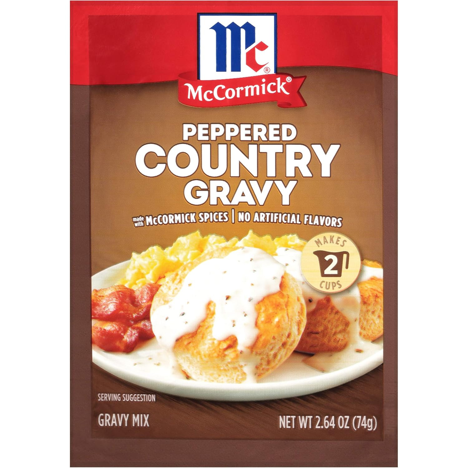 Peppered Country Gravy Mix, 2.64 Oz (Pack of 8)