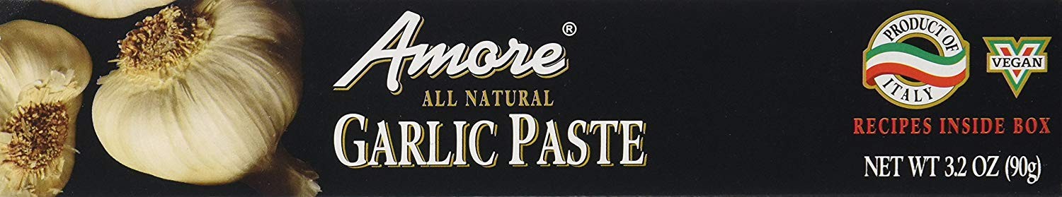 Amore Garlic Paste – Tube, 3.2 Ounce
