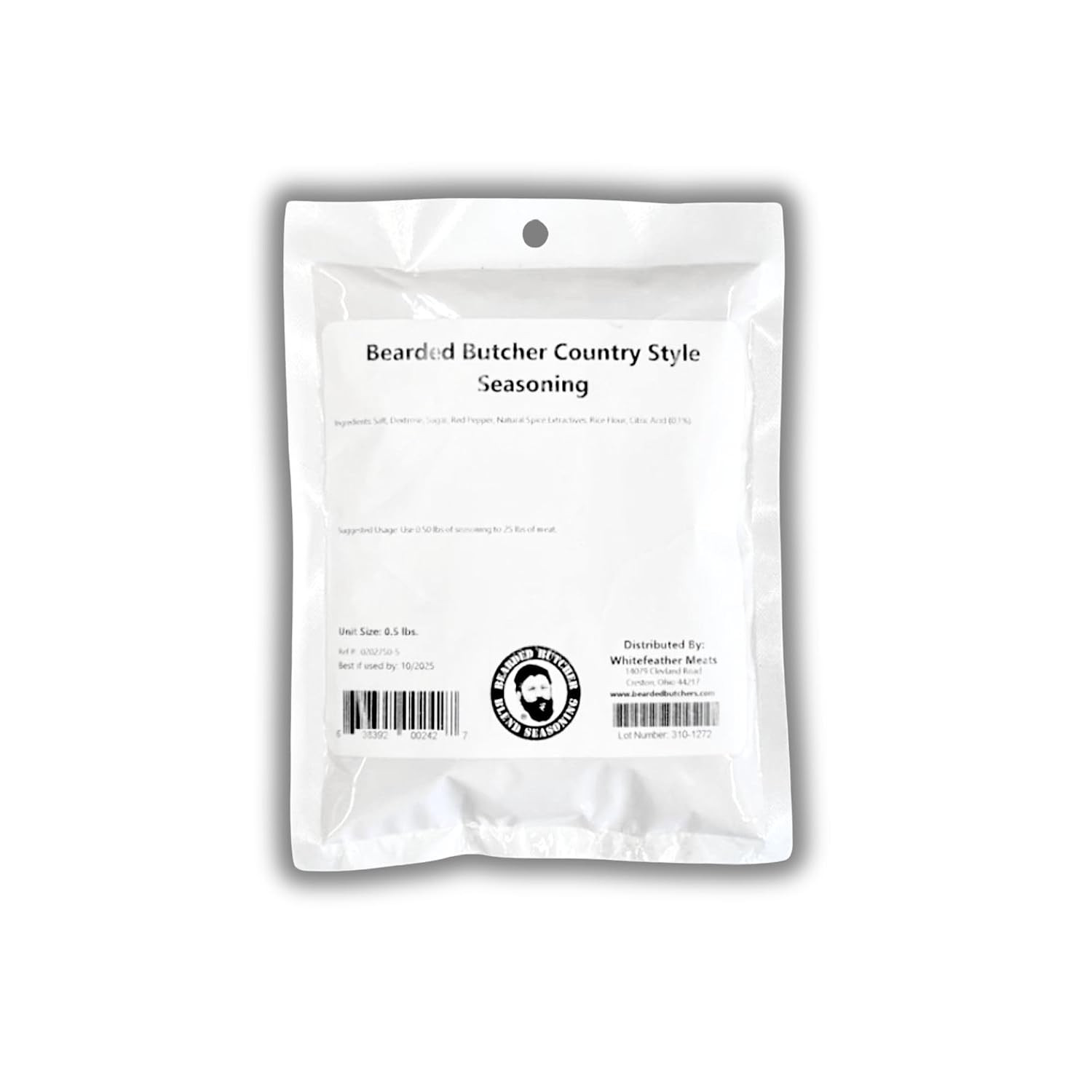 Bearded Butchers Country Style Seasoning, 8Oz – Seasons up to 25 Lbs Meat – Clas