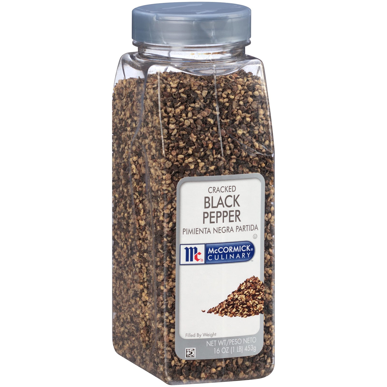 McCormick Culinary Cracked Black Pepper, 16 oz 1 Pound (Pack of 1)