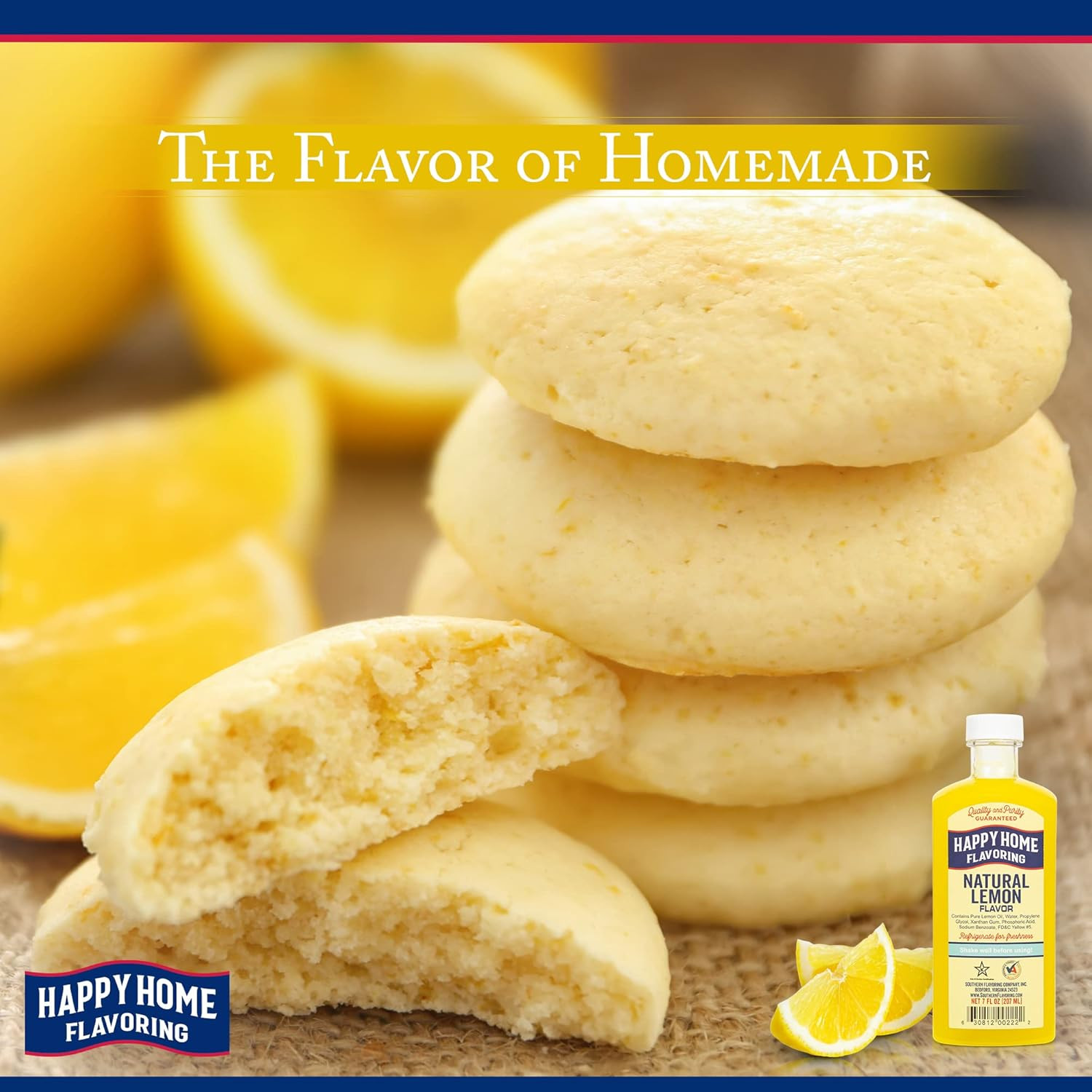 Natural Lemon Flavor, Non-Alcoholic, Certified Kosher, 7 Oz.