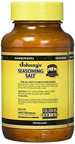 Johnny’s Seasoning Salt, 32 Oz (Pack of 2)