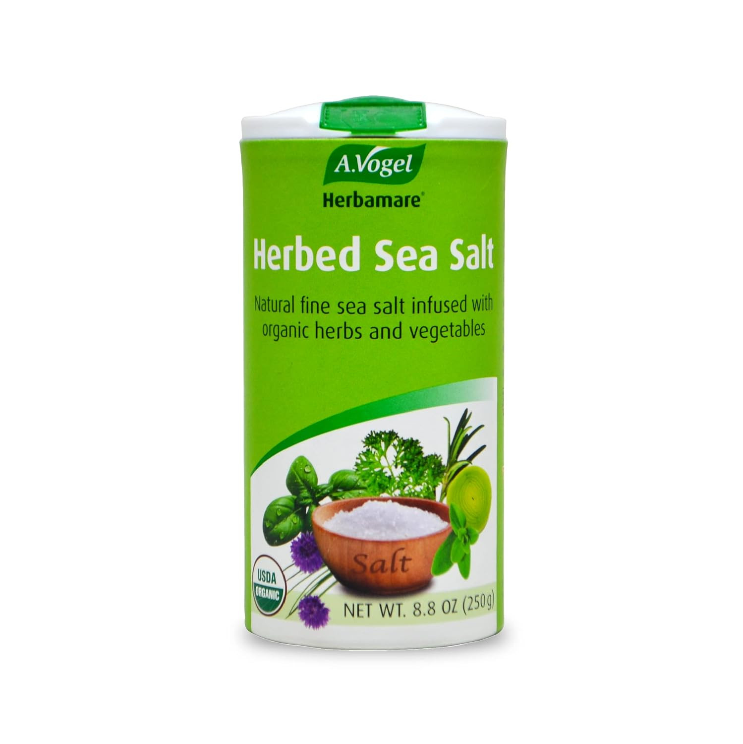 A. Vogel Herbamare Seasoned Sea Salt – USDA Organic – Seasoning Salt Infused wit