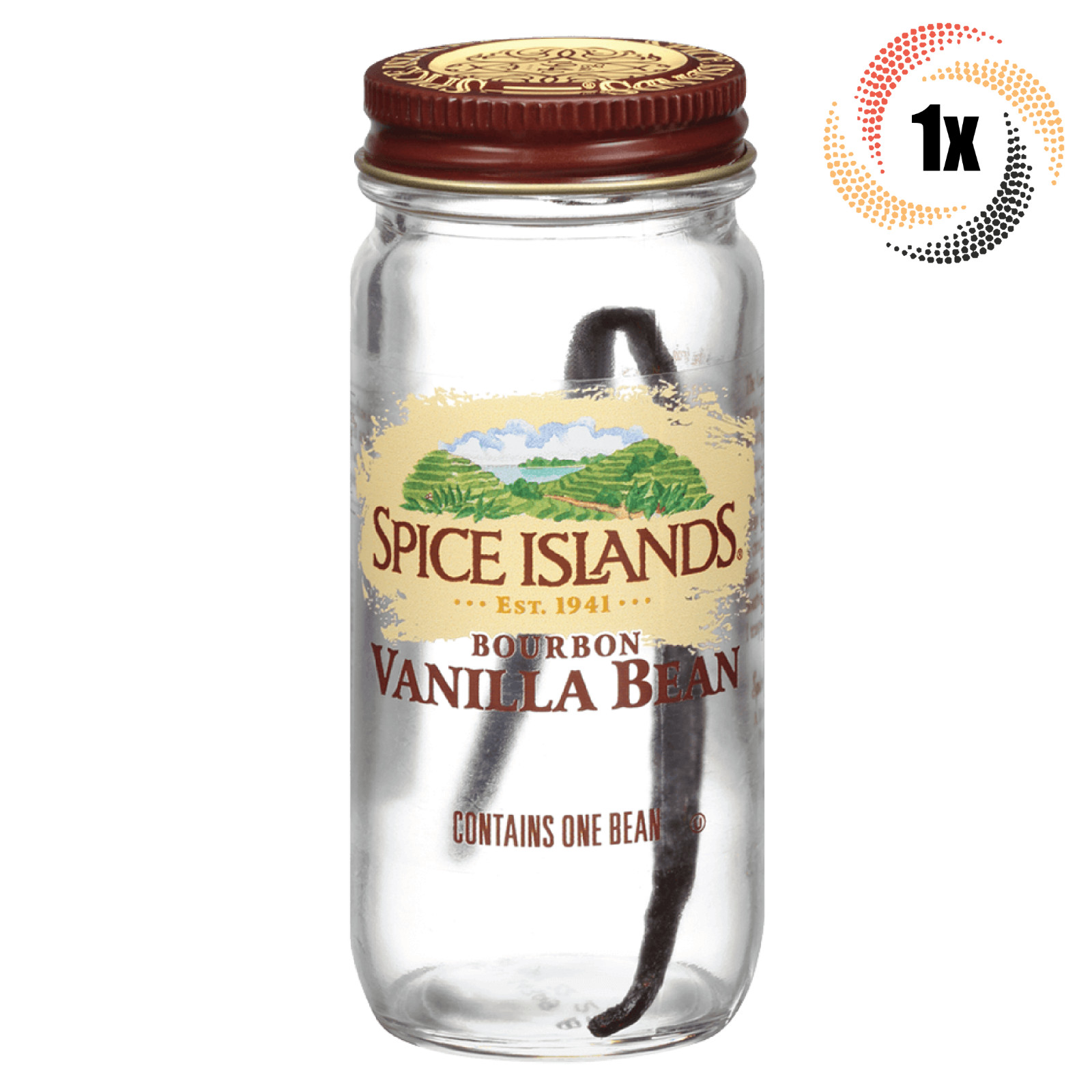 1x Jar Spice Islands Bourbon Vanilla Bean Seasoning | 1 Count | Fast Shipping