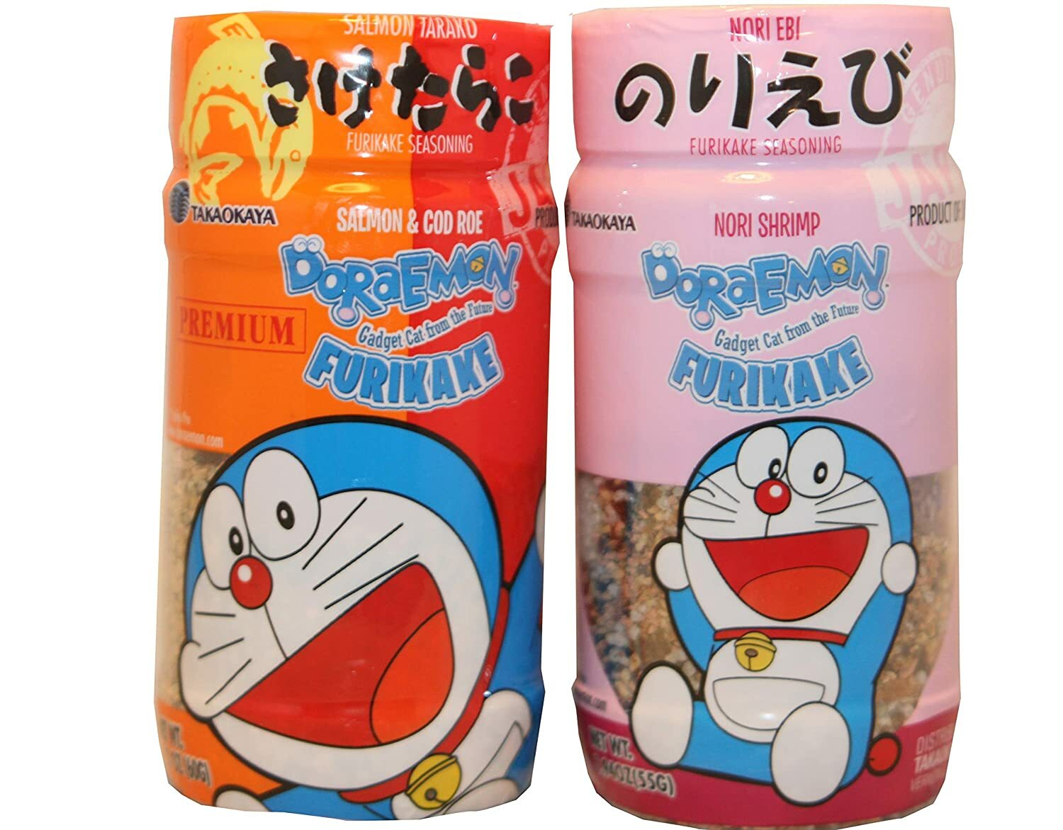 Japan Doraemon Furikake “Salmon & Cod Roe” and “Nori Shrimp” Rice Seasoning Mix
