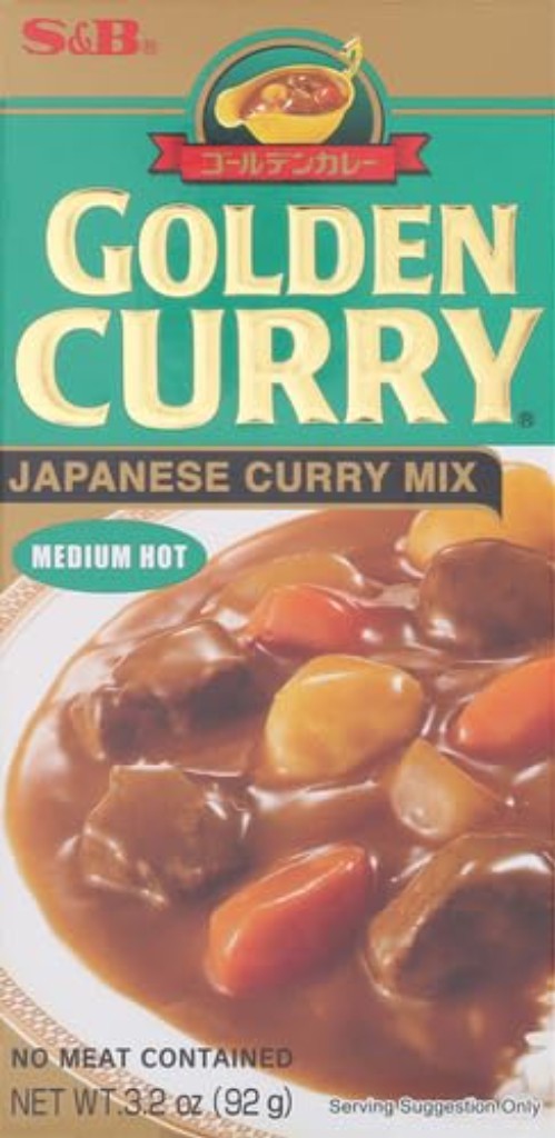 Elevate Your Meal with Golden Curry, Medium Hot Japanese Sauce Mix – 3.2 Oz