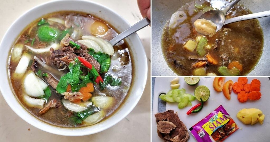 Adabi Thai Soup Paste Easy To Cook 40 gram (5 packs Free 1 Soup Bunjut)