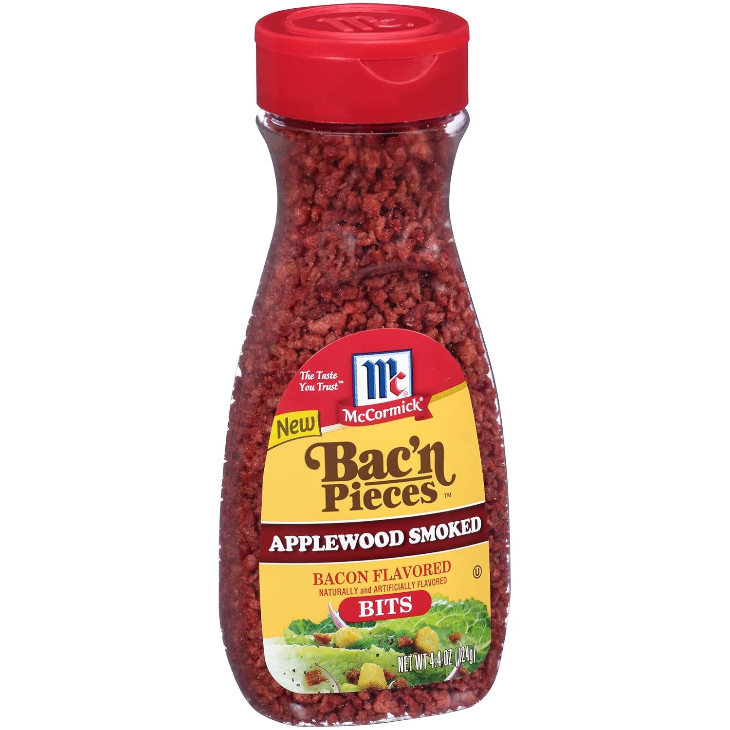 McCormick Bac’n Pieces Applewood Smoked Bacon Flavored 4.4 Ounce (Pack of 6)