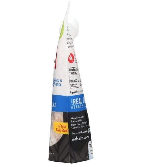 Redmond Real Sea Salt – Natural Unrefined Gluten Free Coarse 16 Ounce Pouch 1 pk
