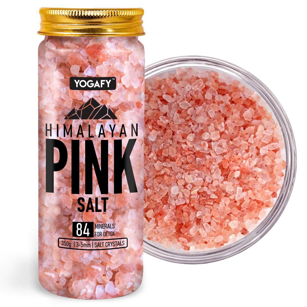 Yogafy Himalayan Pink Crystals Salt 350gm