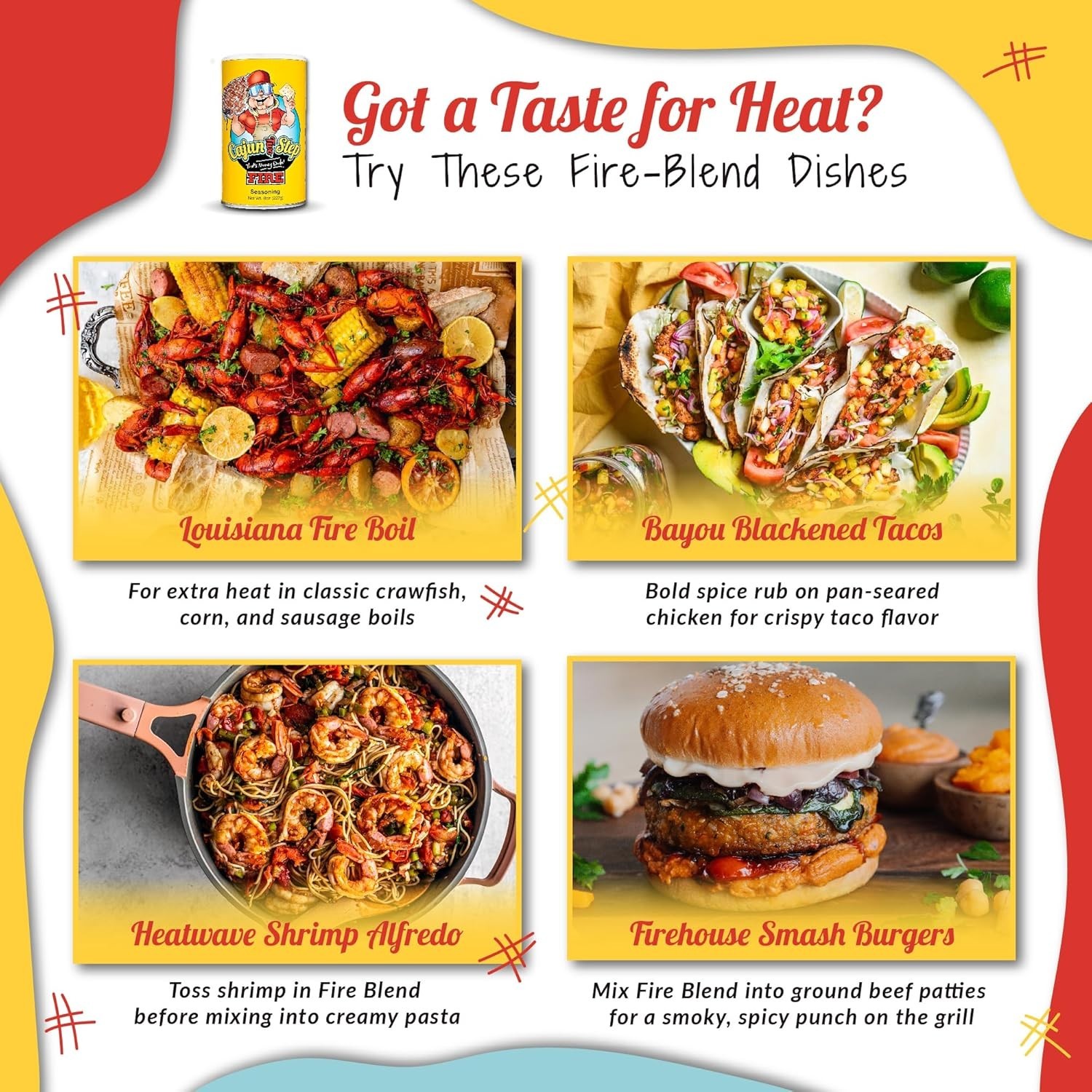 StaleKracker – Variety Bundle – 1 each of Seasoning 8oz and Fire Seasoning 8 oz