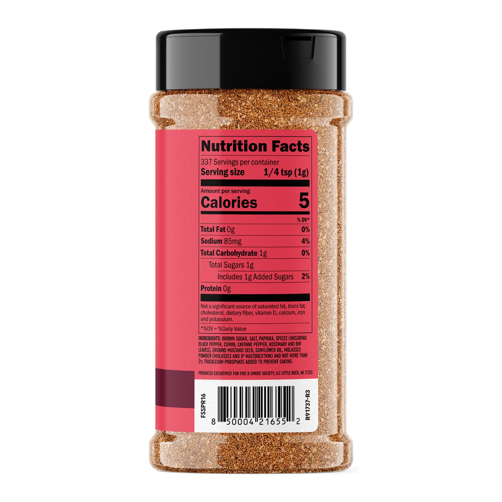 Fire & Smoke Society Sweet Preacher BBQ Seasoning Pork Rub, 11.9 oz