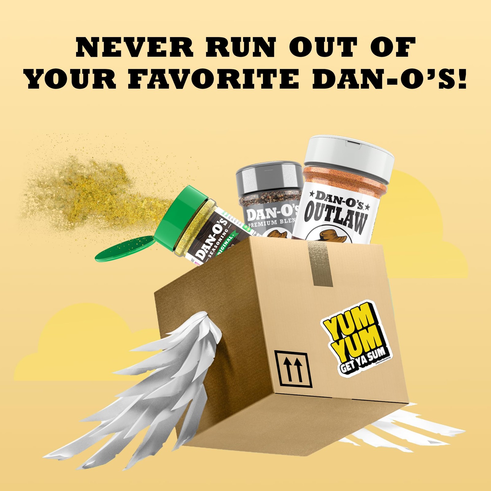 Dan-O’s Outlaw Butter Dust Seasoning – 6.9 oz – Buttery Ounce (Pack of 1)