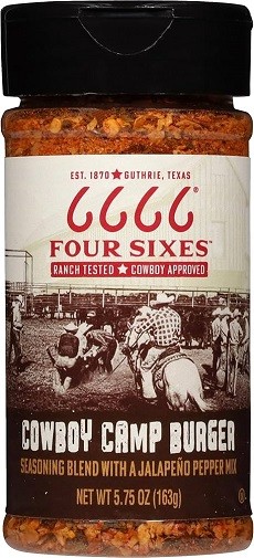 Four Sixes Cowboy Camp Burger Seasoning 3 Pack