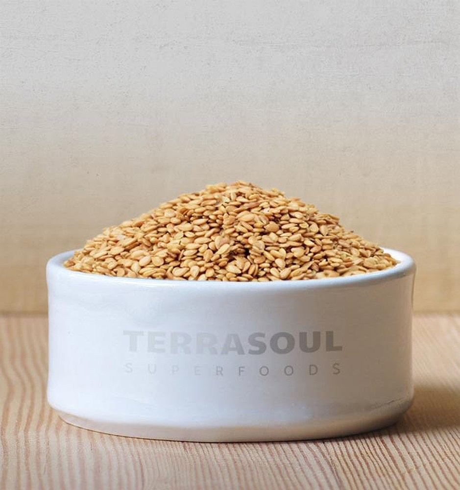 Organic Golden Flax Seeds, 2 Lbs Fiber | Protein | Omega Fats