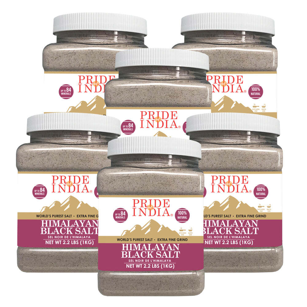Himalayan Black Rock Salt (Kala Namak) – Extra Fine Grind