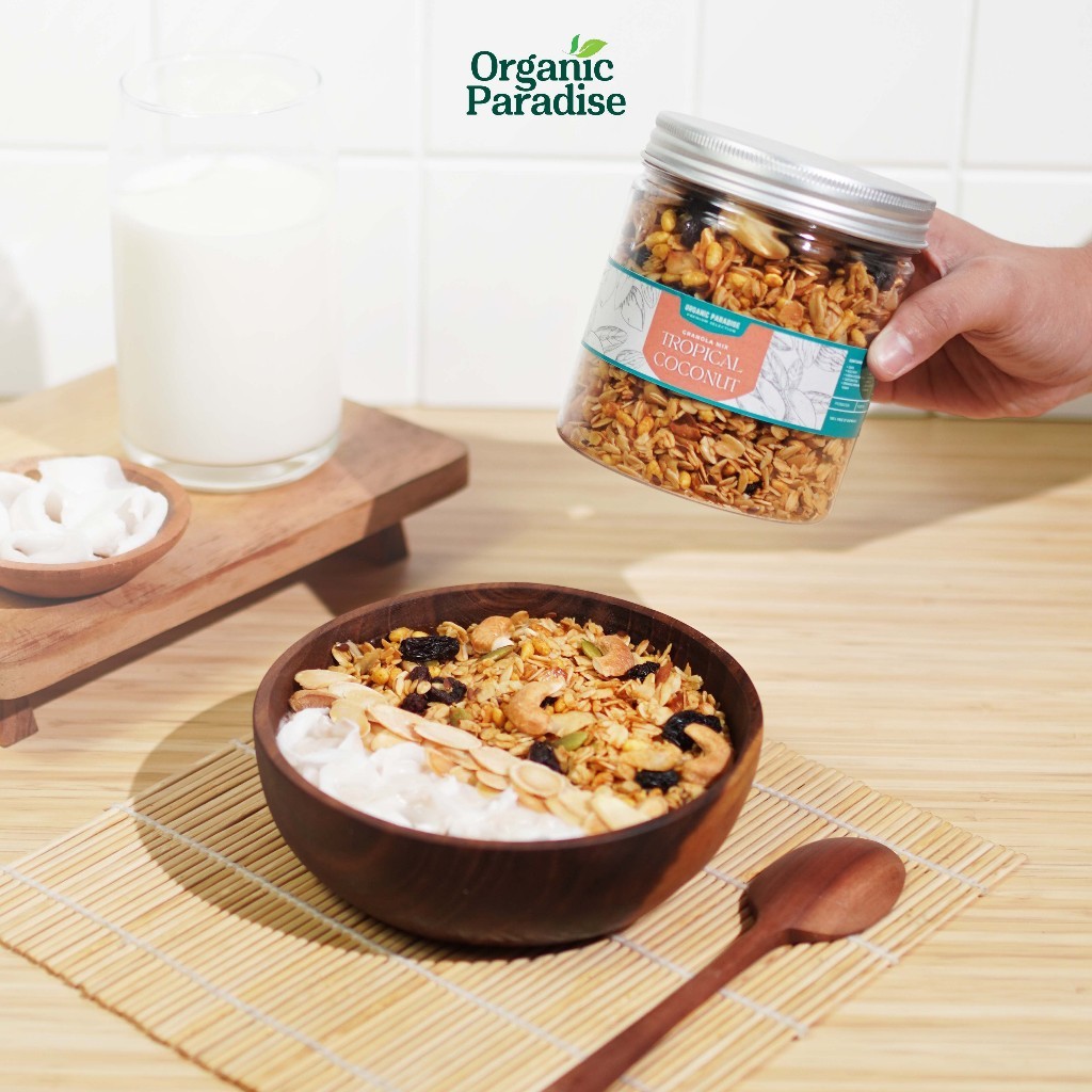 Tropical Coconut Granola Mix 1 Kg Breakfast Cereal Snack Topping On The Go
