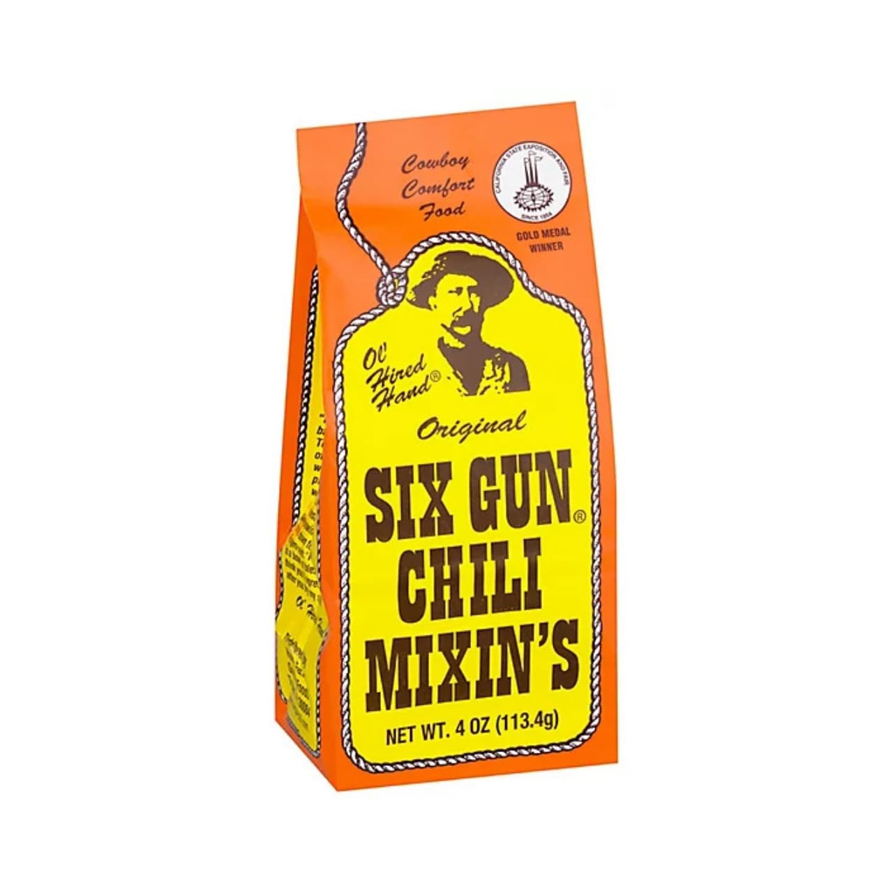 Six Gun Chili Mixin’s Original Seasoning Mix 6 Pack – Authentic 6