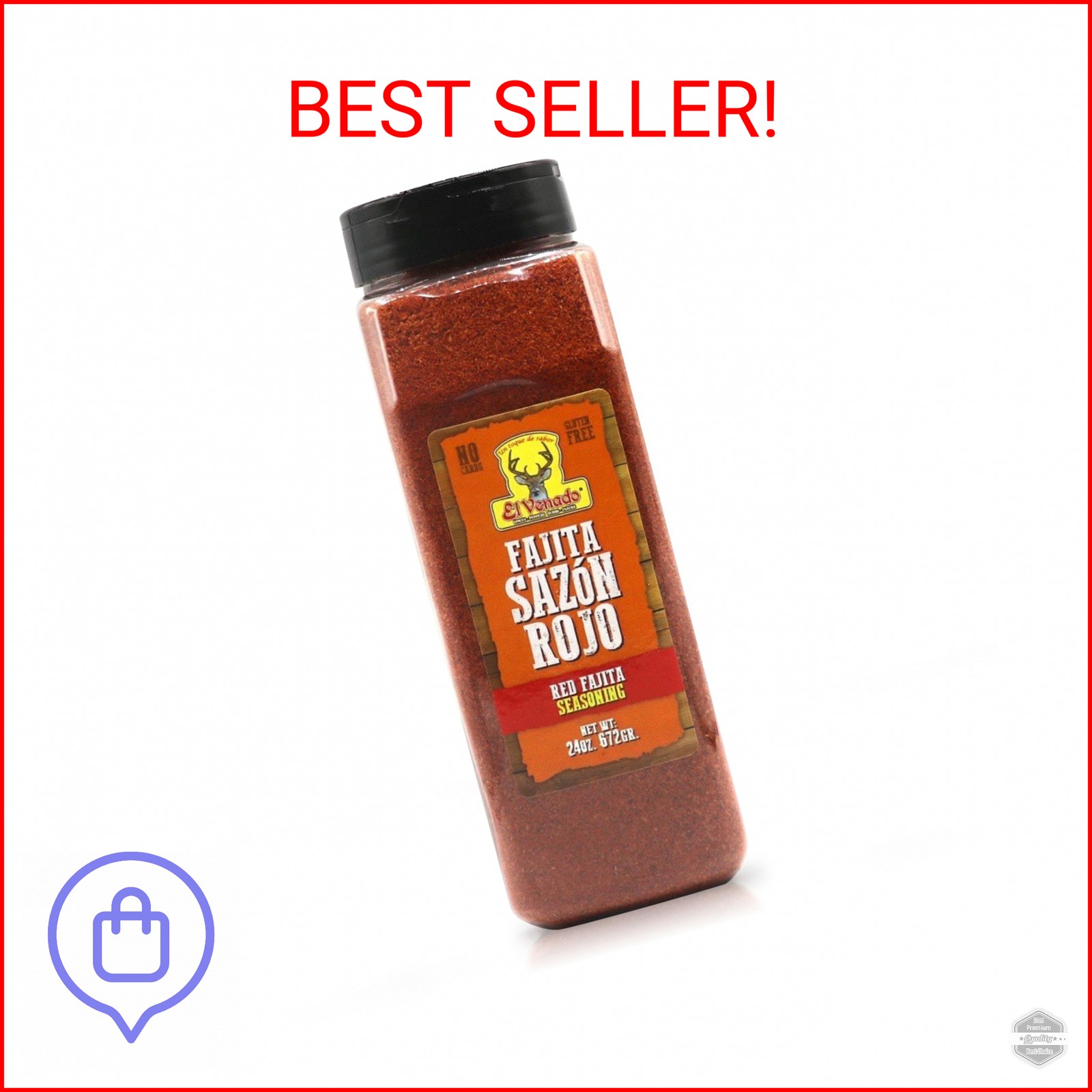 El Venado Fajita Sazon Rojo 24oz – Irresistibly Bold and Flavorful Fajitas Seaso