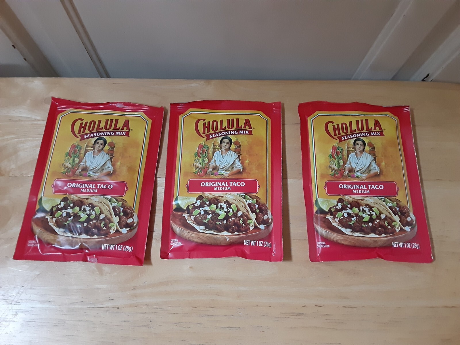 Cholula Original Taco Medium Seasoning Mix (3 Pkg.) EXP. 10-26-26