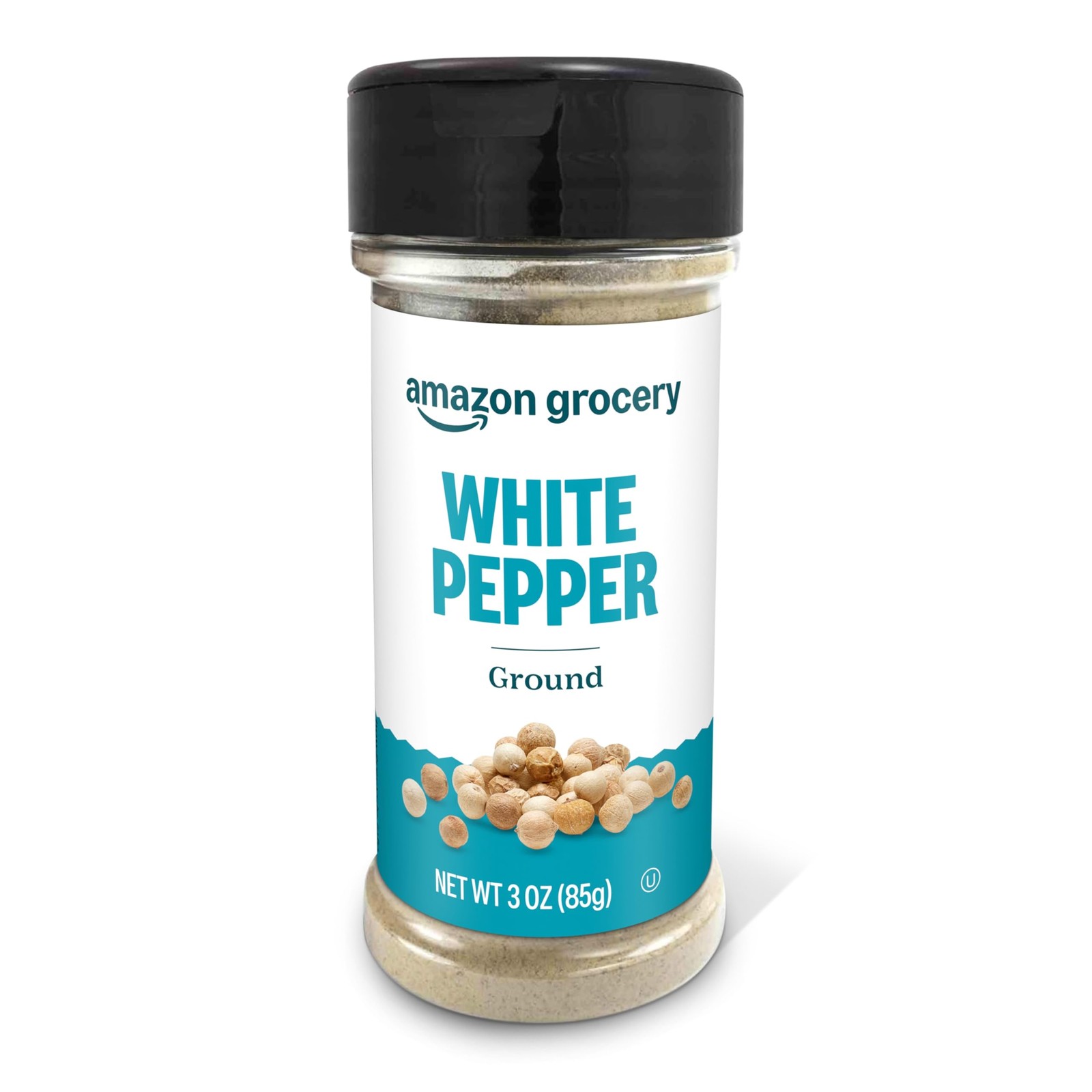 Amazon Grocery, Ground White Pepper, 3 Oz 3 ounce (Pack of 1)