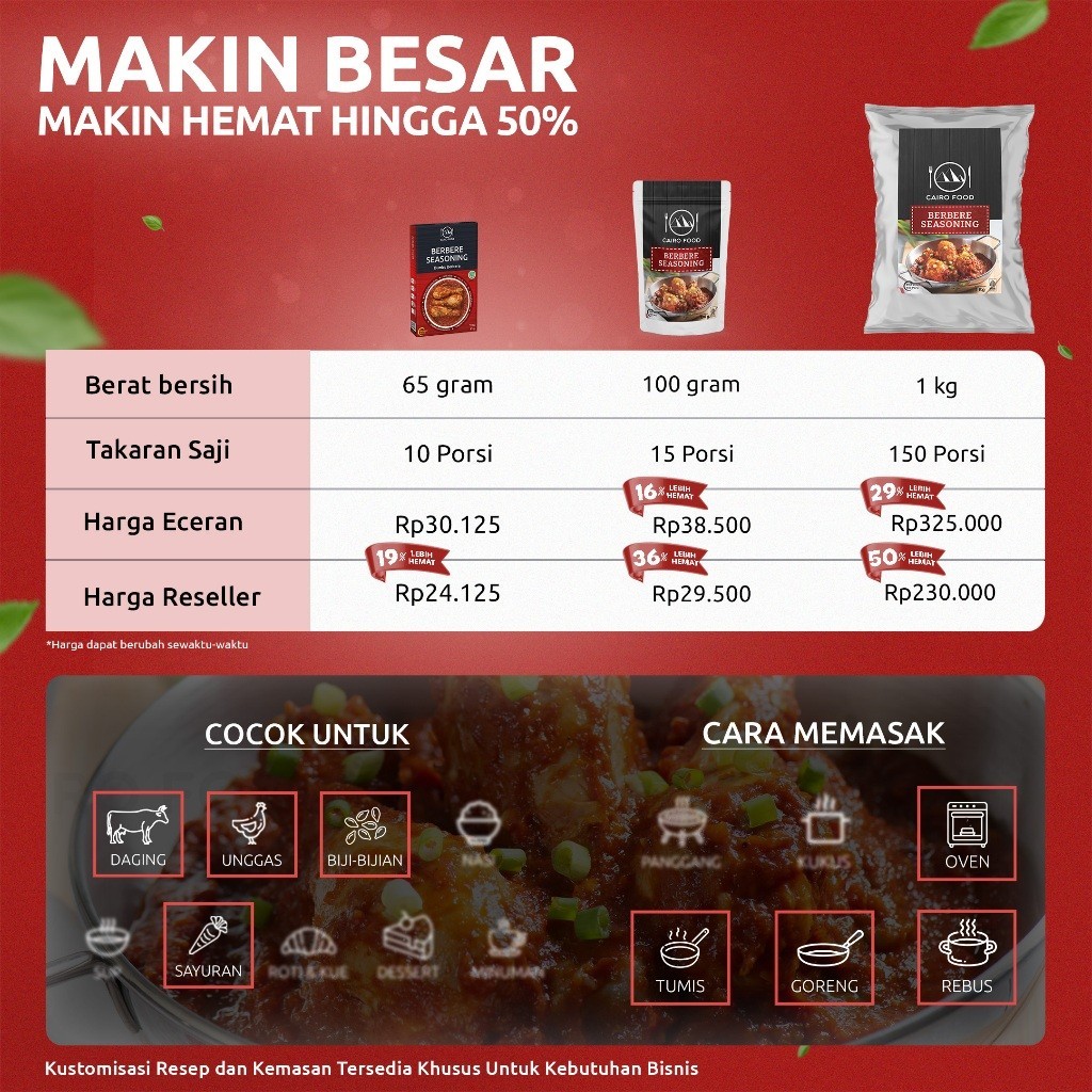 Berbere Seasoning Spice Blend No MSG Sweet Heat Chili Crisp Smoky Wood-Fired