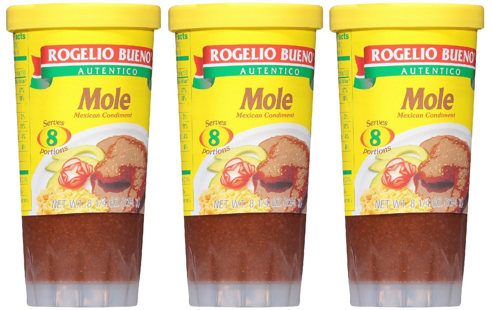 Rogelio Bueno Mexican Condiment Mole, 8.25 oz (Pack of Ounce 3)