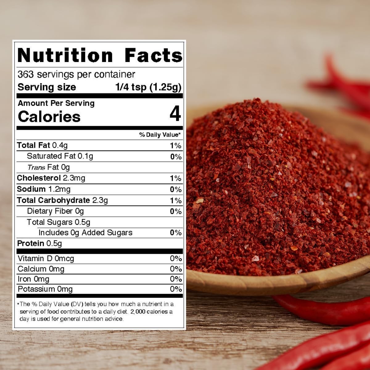 Asiatic Dishes Premium Korean Gochugaru Red Pepper Flakes – 1 lb 1 LB