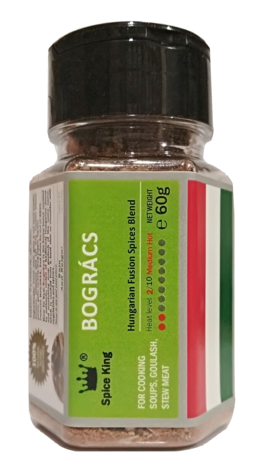 Bogracs Spice King Hungarian Fusion Blend Gulyas Leves Soup Seasoning 60g 2.11oz