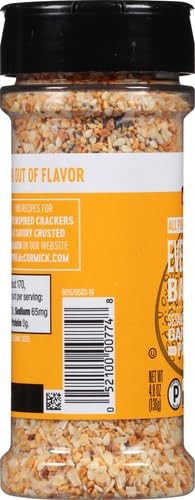 McCormick Everything Bagel All Purpose 4.8 Ounce (Pack of 1), No Color