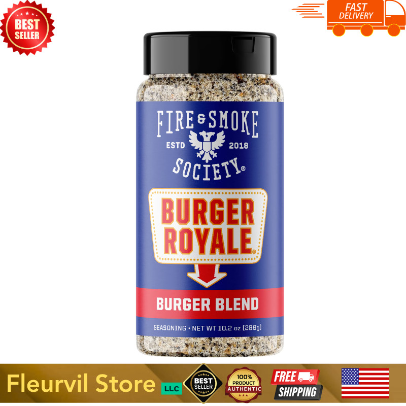 Fire & Smoke Society Burger Royale Burger Seasoning, 10.2 oz