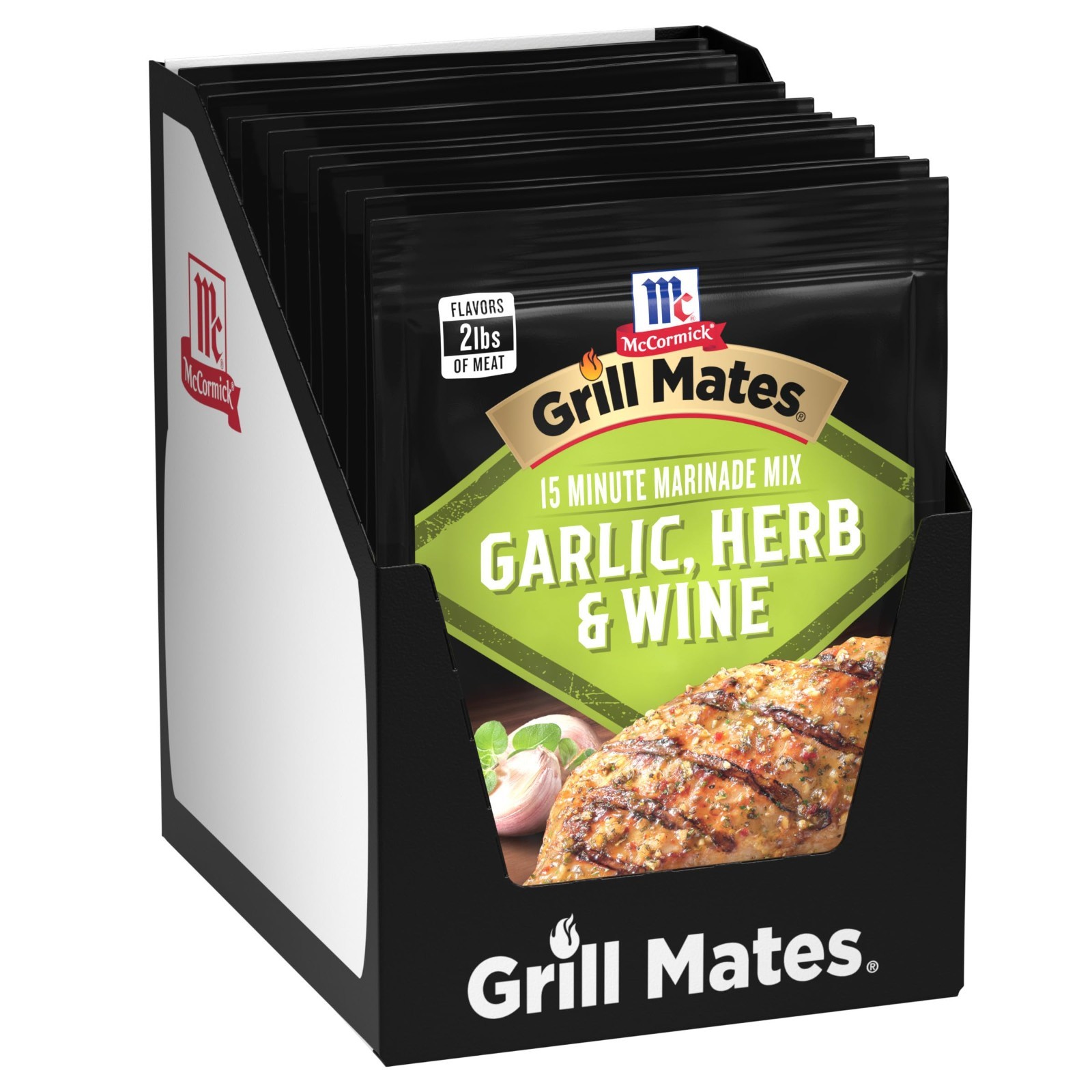 Garlic Herb Wine Marinade Mix – 12 Pack, Perfect for Grilling & BBQ Seasoning