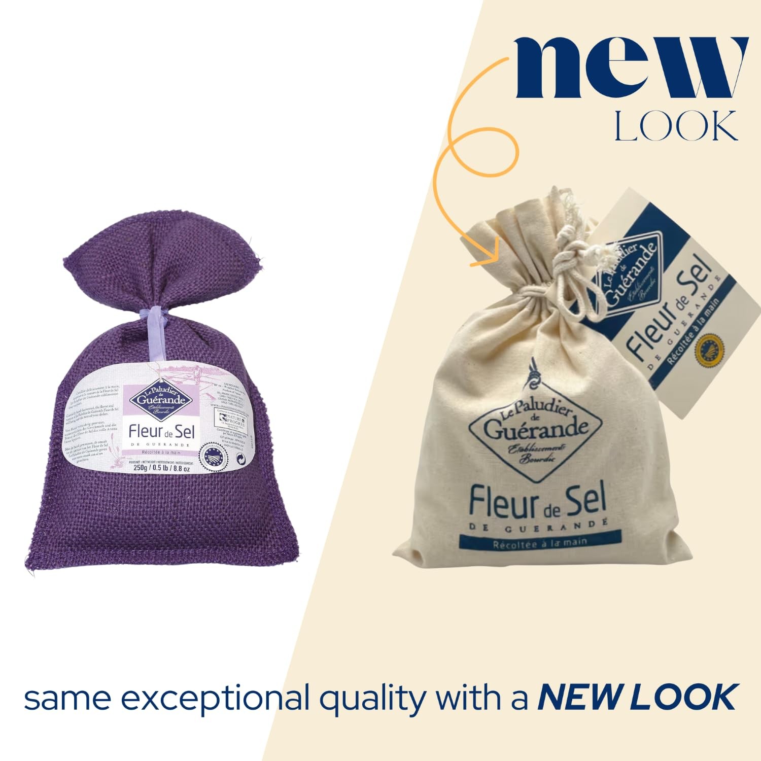 Fleur de Sel Guerande Sea 8.8 Ounce (Pack of 1), Grey With a Pink Cast