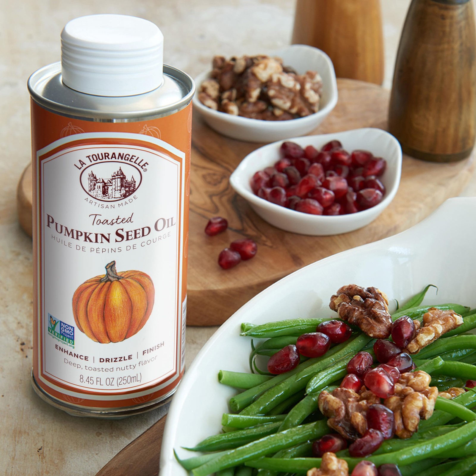La Tourangelle, Toasted Pumpkin Seed Oil, Great for Cooking, Salad Dressings,…