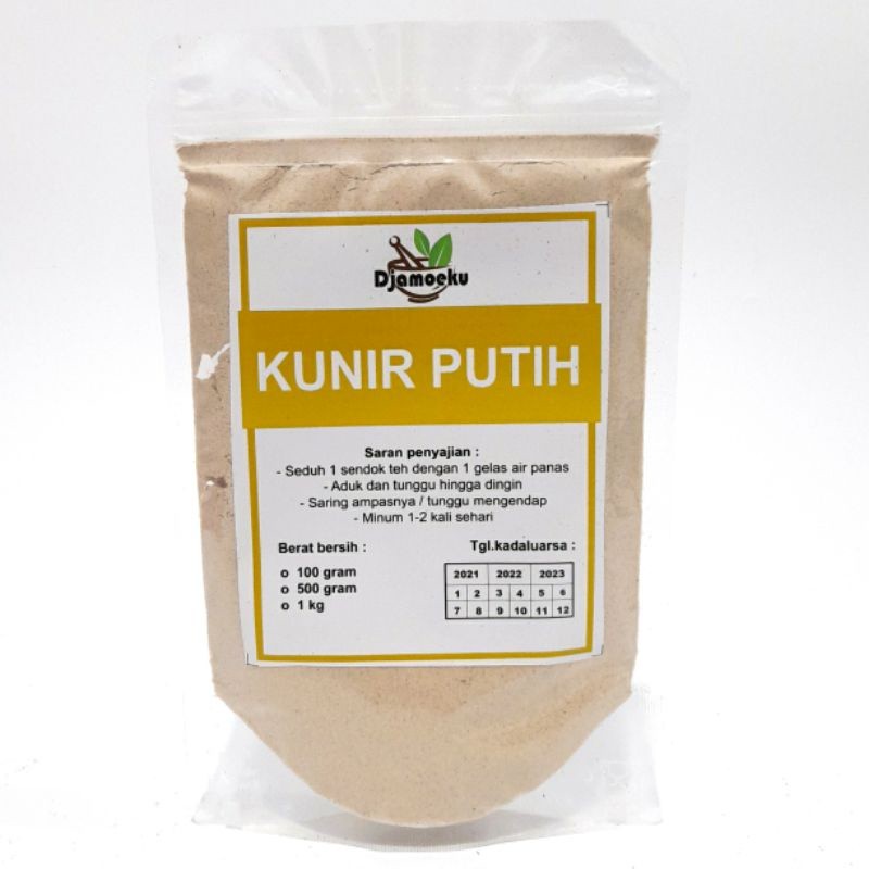 White Turmeric Powder 100g Curcuma Zedoaria Natural Botanical Spice Ingredient