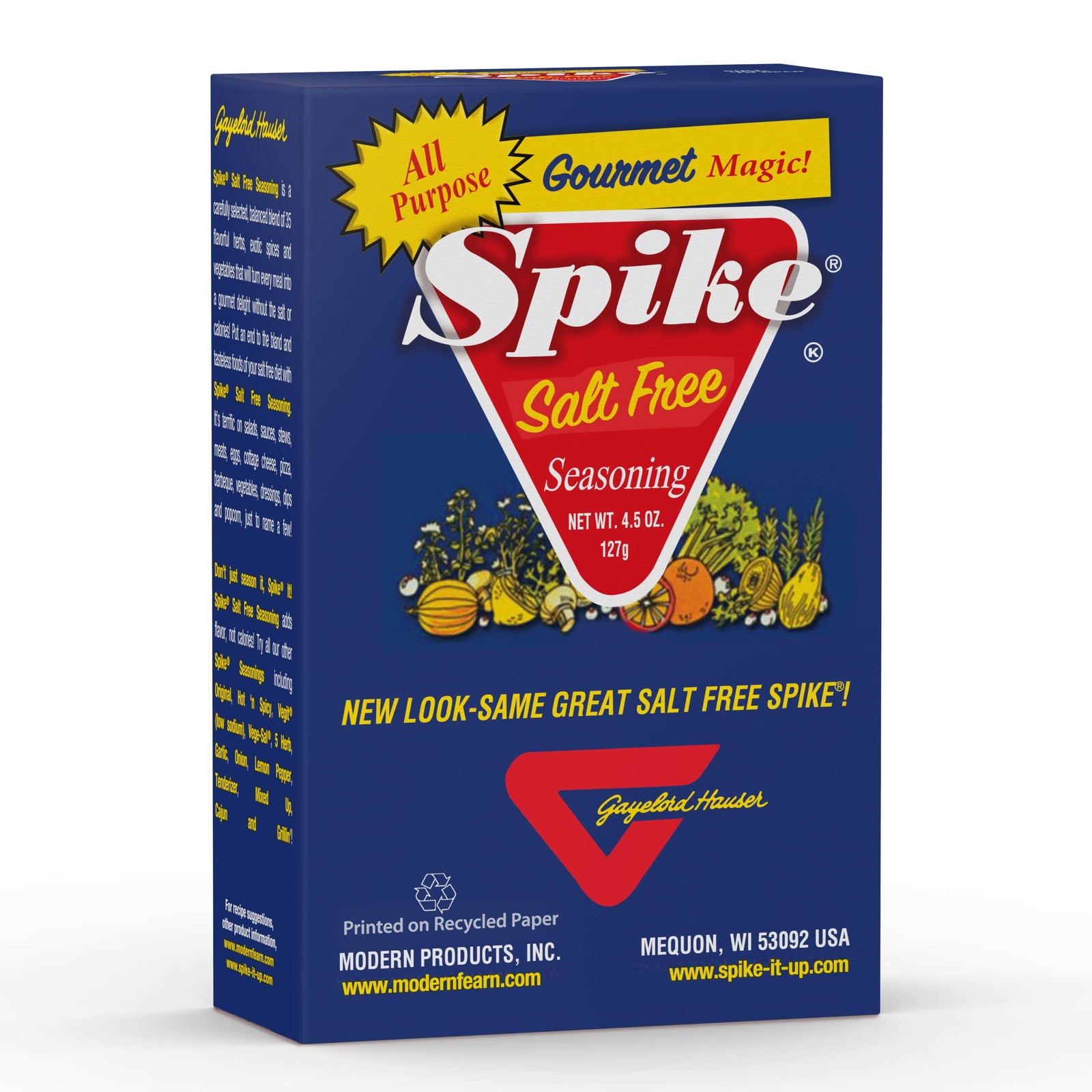 Spike Seasoning – Salt Free All Purpose 4.5 Ounce (Pack of 1)