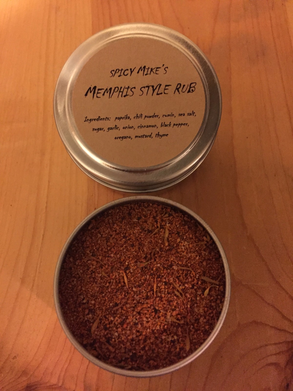Spicy Mike’s Memphis Style Seasoning and Rub-4 oz. Tin
