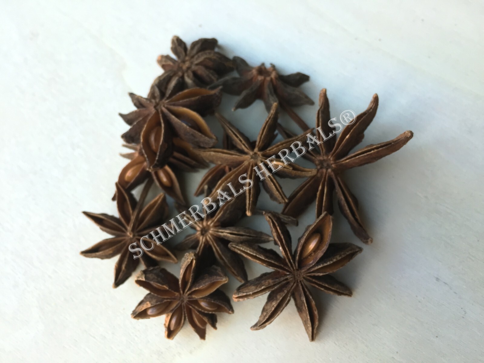 Star Anise, Illicium verum, Whole Flower and Pieces ~ Schmerbals Herbals