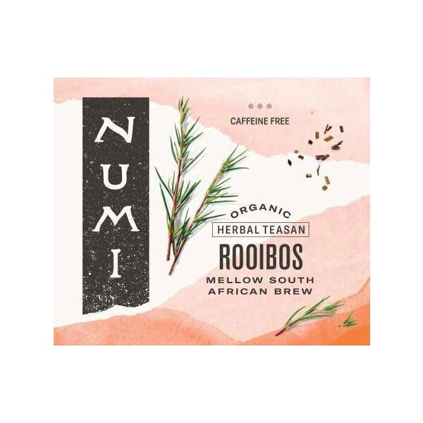 Numi Organic Rooibos Herbal Tea – 18 tea bags