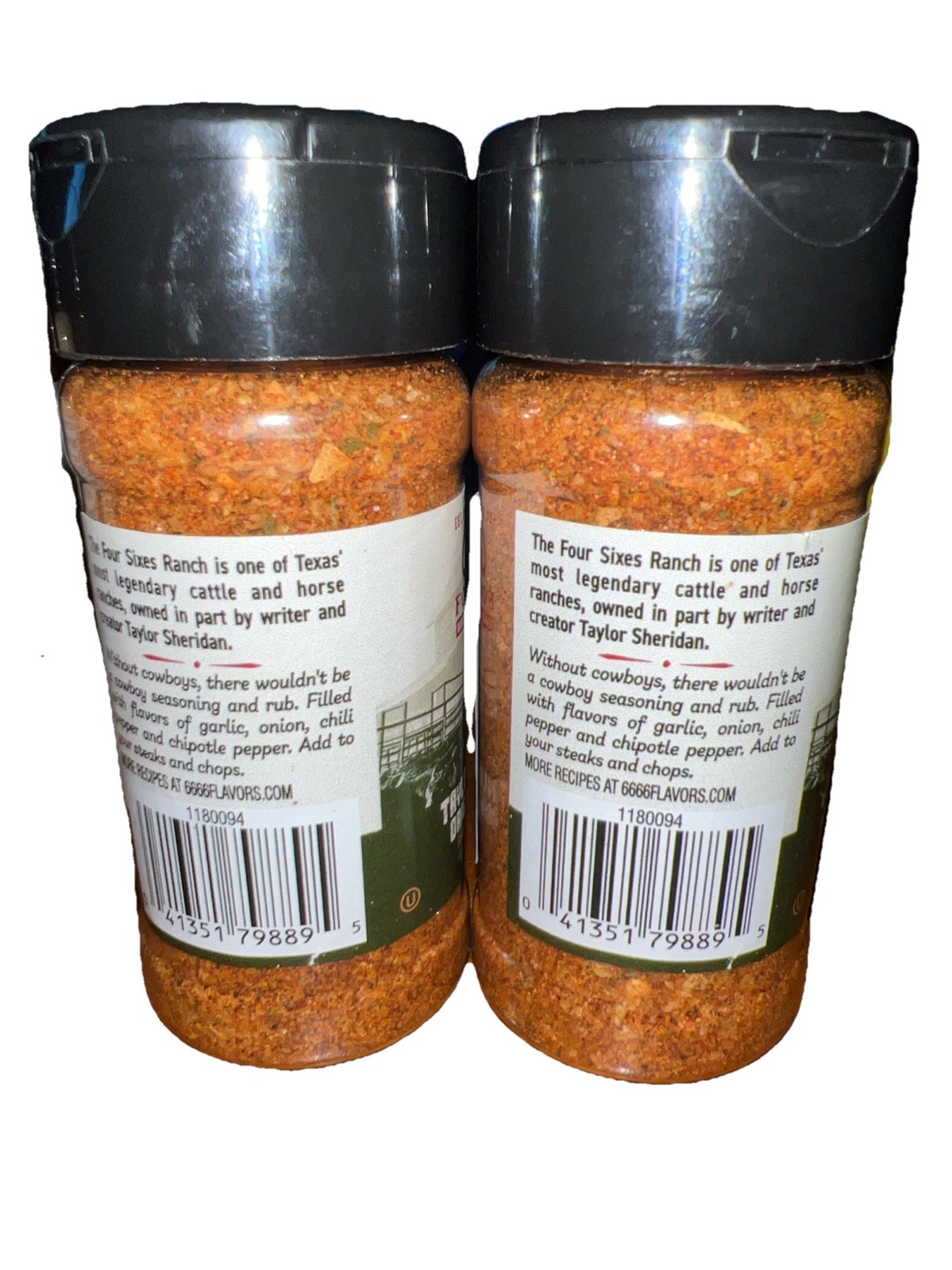 Four Sixes Taylor Sheridan’s Original Cowboy Seasoned Blend Rub 2 Pk 3.3oz