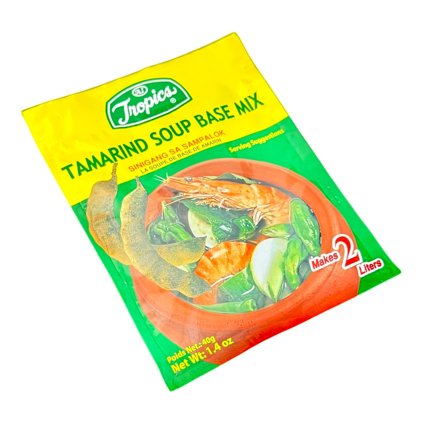 Tropics Tamarind Soup Base Mix 1.4 oz Filipino Sinigang Sa Sampalok Pack of 6